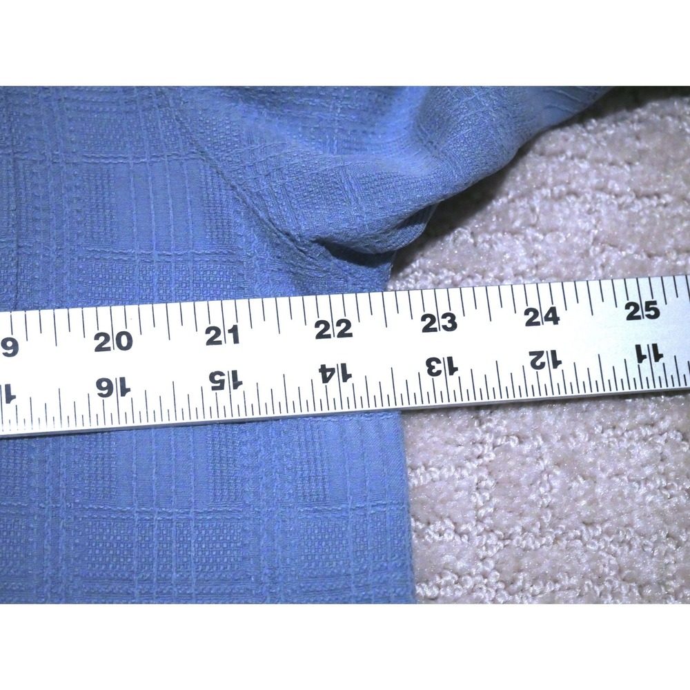 Jamaica Jaxx Mens Med Light Blue 100% Silk Short Sleeve Camp Button Down Shirt - Picture 3 of 6